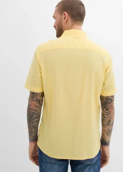 Hombre bonprix bonprix Camisa de manga corta de algodón puro