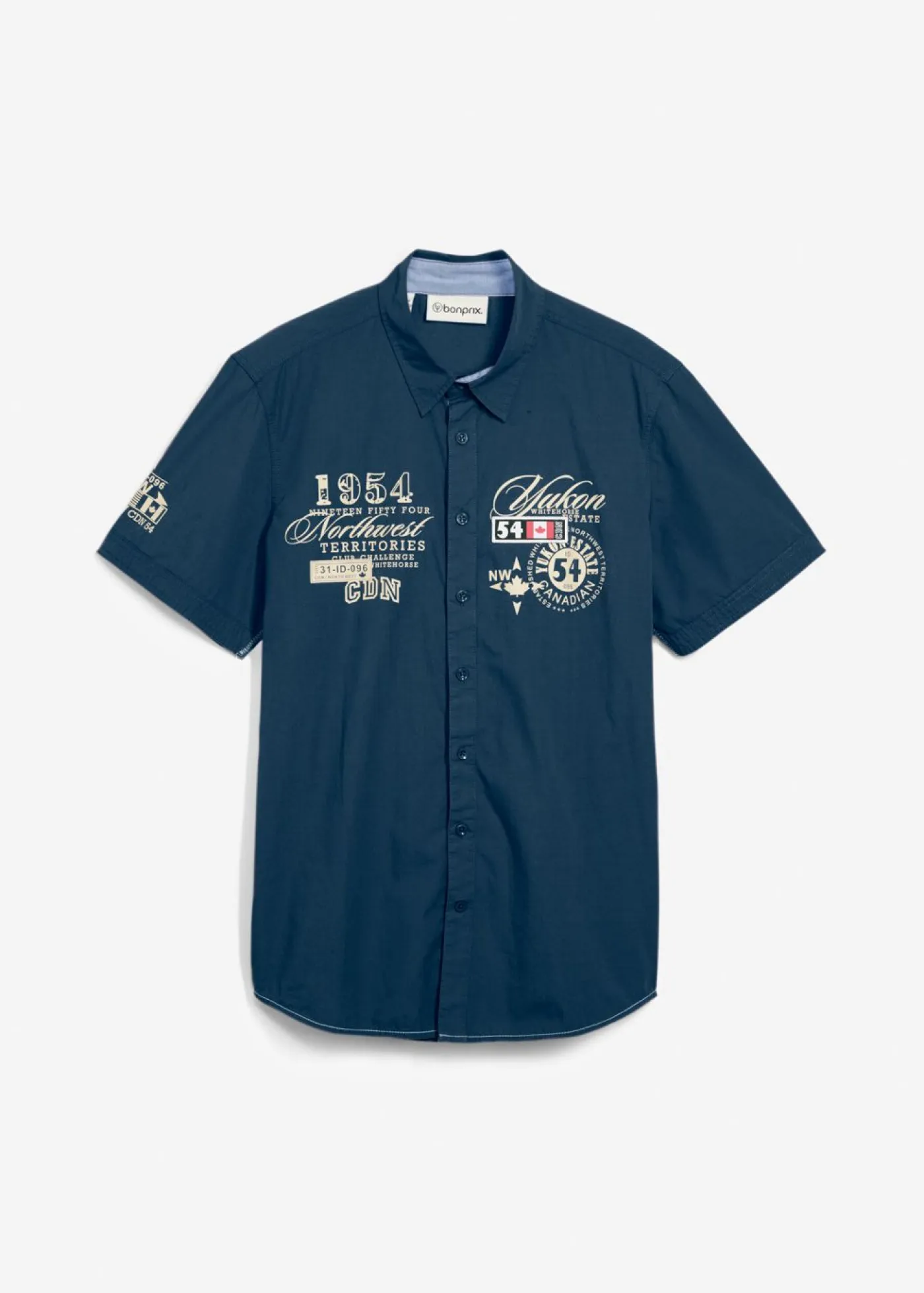 Hombre bonprix bonprix Camisa de manga corta, slim fit