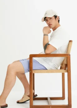 Hombre bonprix bonprix Camisa de muselina con manga corta