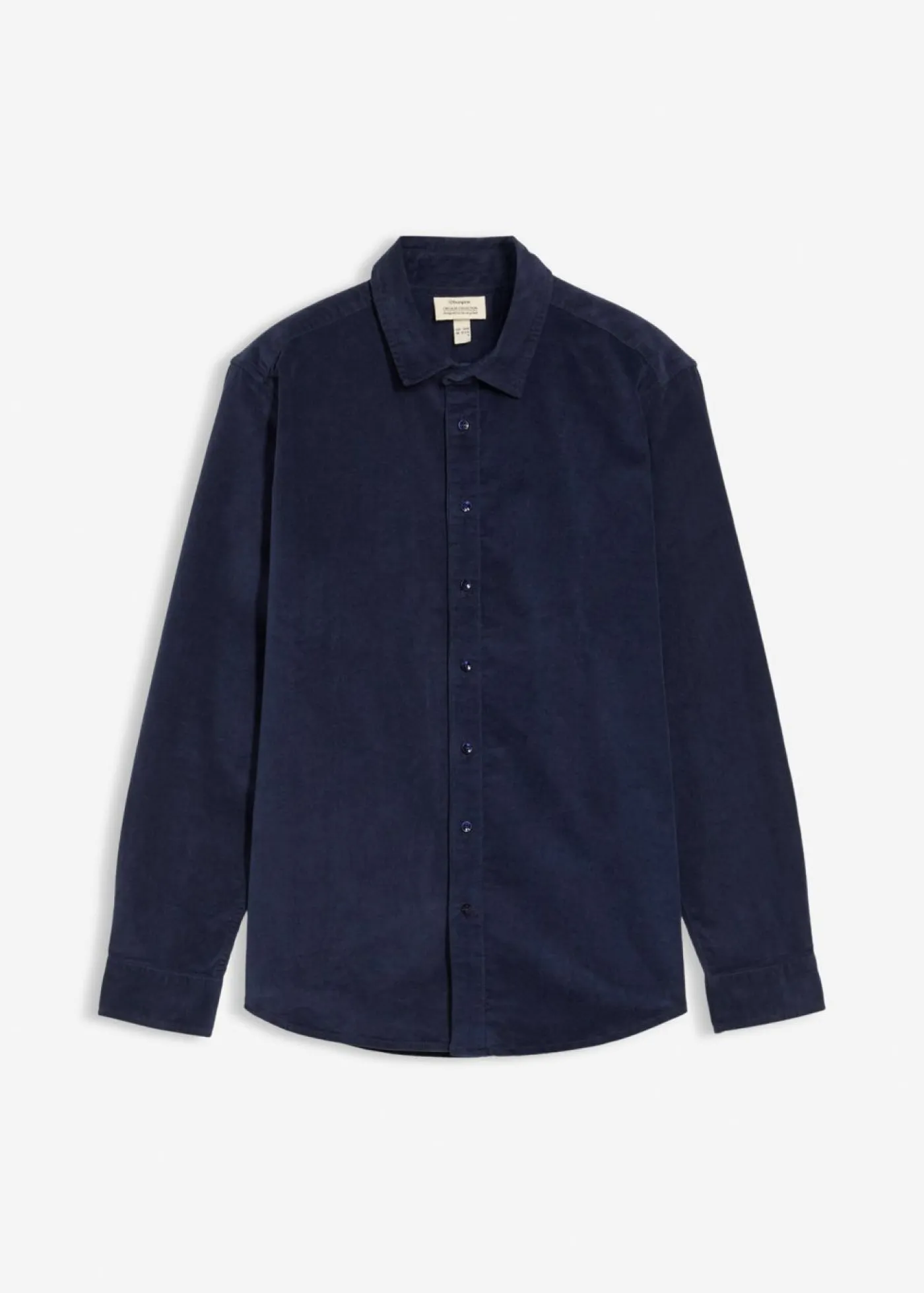 Hombre bonprix bonprix Camisa de pana elástica y suave de algodón orgánico