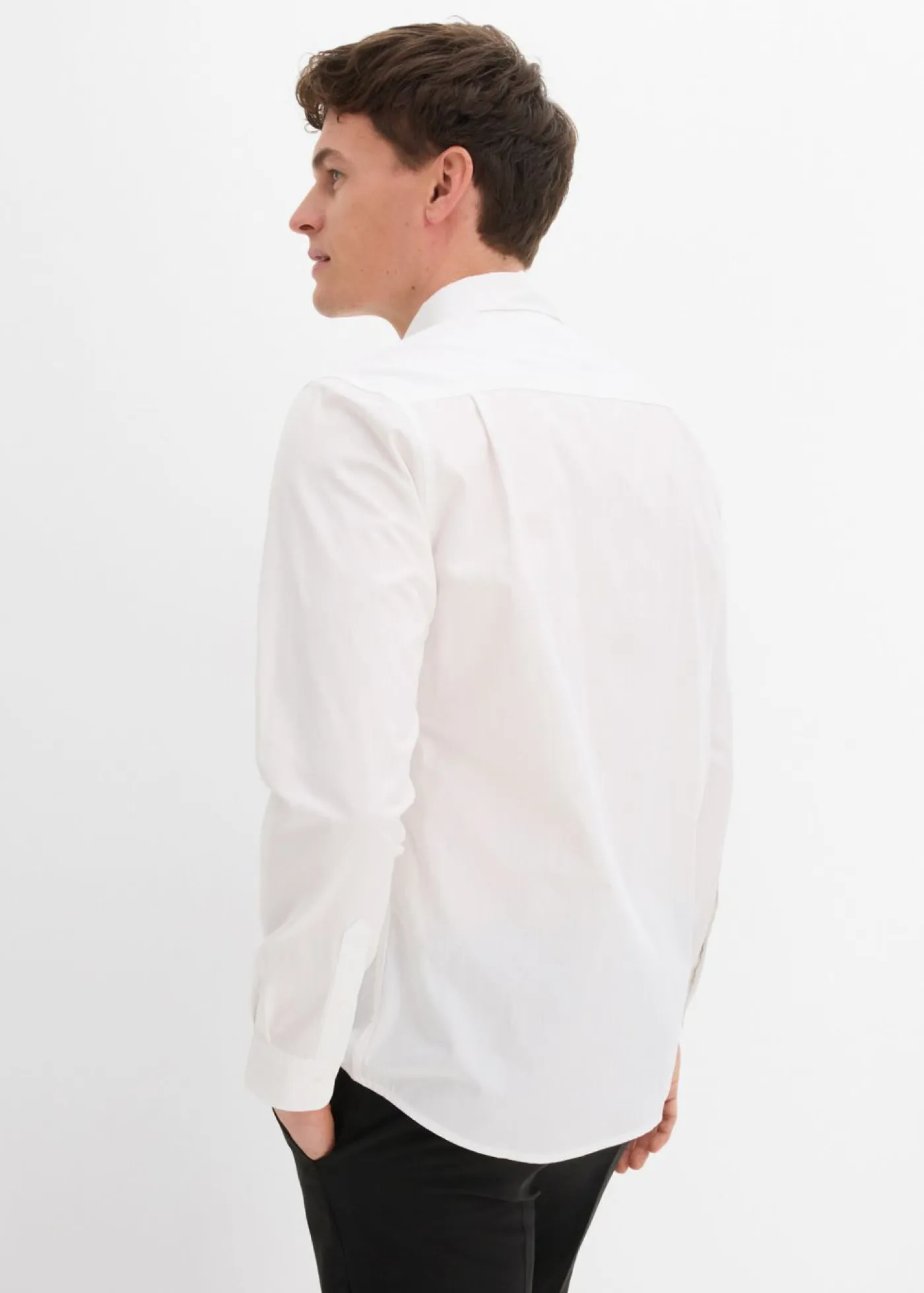 Hombre bonprix bonprix Camisa formal de algodón puro con corte regular