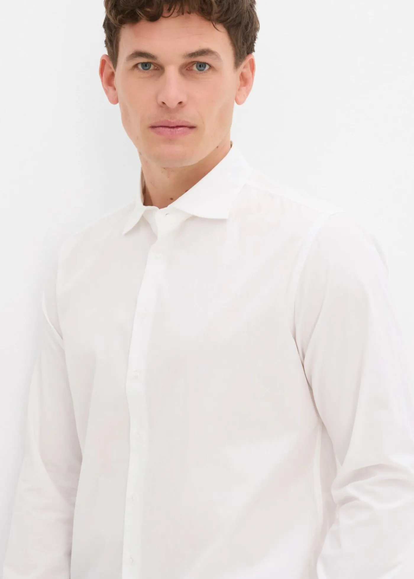 Hombre bonprix bonprix Camisa formal de algodón puro con corte regular