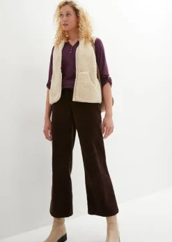 Mujer bonprix bonprix Camisa henley de algodón con botones