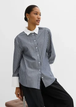 Mujer bonprix bonprix Camisa holgada de algodón puro