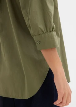 Mujer bonprix bonprix Camisa oversize de algodón con mangas 3/4