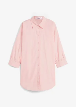 Mujer bonprix bonprix Camisa oversize de algodón con mangas 3/4