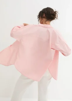 Mujer bonprix bonprix Camisa oversize de algodón con mangas 3/4