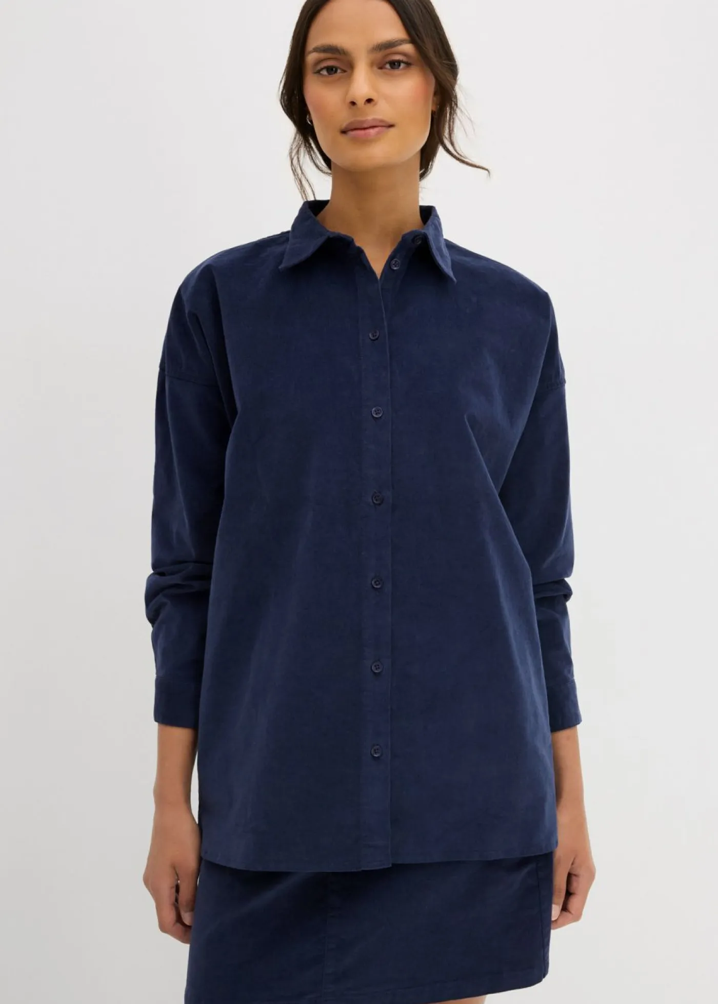 Mujer bonprix bonprix Camisa oversize de pana
