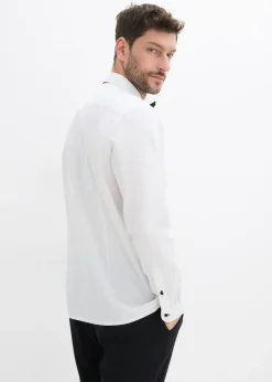 Hombre bonprix bonprix Camisa y pajarita (2 piezas)