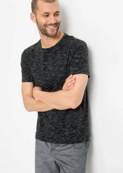 bonprix bonprix Básicos En Rebajas|Ropa Deportiva>Camiseta Negro jaspeado