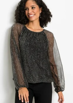 bonprix bonprix Camisetas>Camiseta Negro-plata