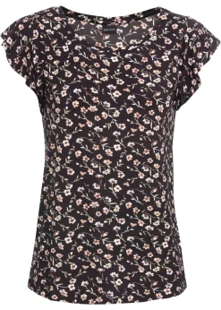 bonprix bonprix Camisetas>Camiseta Negro de flores