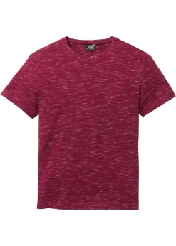 bonprix bonprix Básicos En Rebajas|Ropa Deportiva>Camiseta Rojo oscuro jaspeado