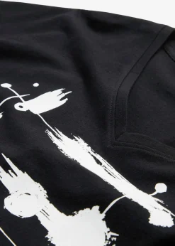 bonprix bonprix Camisetas>Camiseta Azul marino-blanco