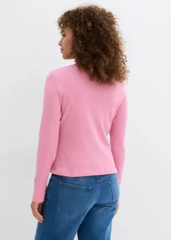 Mujer bonprix bonprix Camiseta 2 en 1 de algodón puro