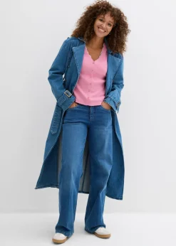 Mujer bonprix bonprix Camiseta 2 en 1 de algodón puro