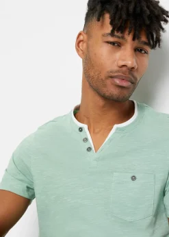 Hombre bonprix bonprix Camiseta 2 en 1 de manga corta