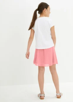 Niños bonprix bonprix Camiseta + falda (conjunto de 2 piezas)