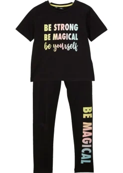 Niños bonprix bonprix Camiseta + leggings (2 piezas)