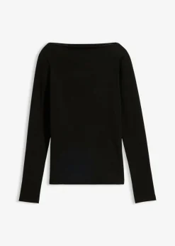 Mujer bonprix bonprix Camiseta ajustada de canalé