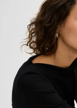 Mujer bonprix bonprix Camiseta ajustada de canalé