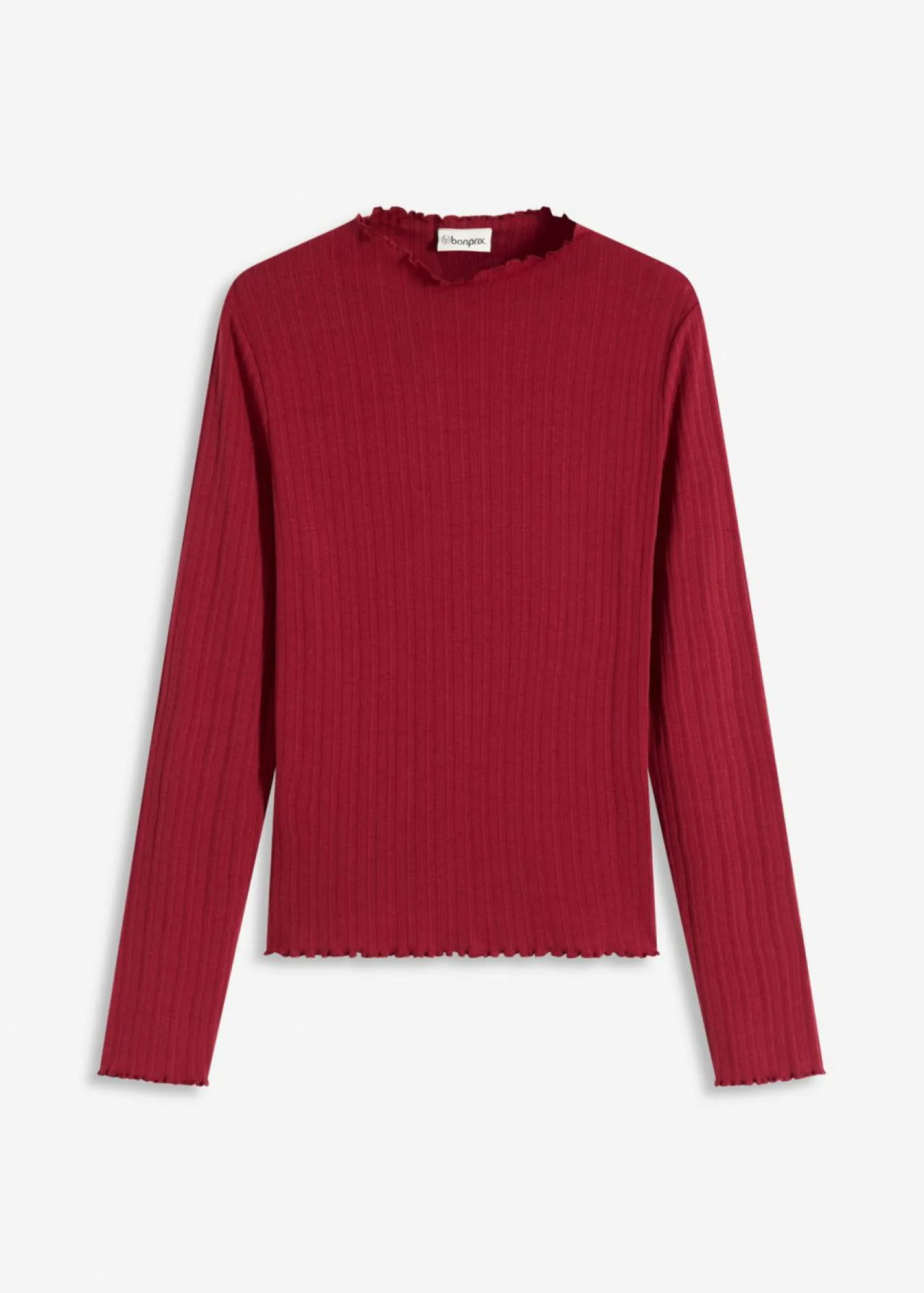 Mujer bonprix bonprix Camiseta ajustada de canalé