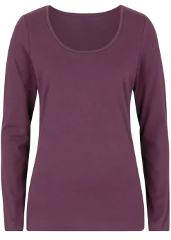 Mujer bonprix bonprix Camiseta ajustada de manga larga