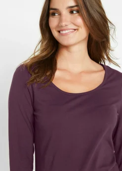 Mujer bonprix bonprix Camiseta ajustada de manga larga