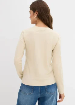 Mujer bonprix bonprix Camiseta ajustada de manga larga