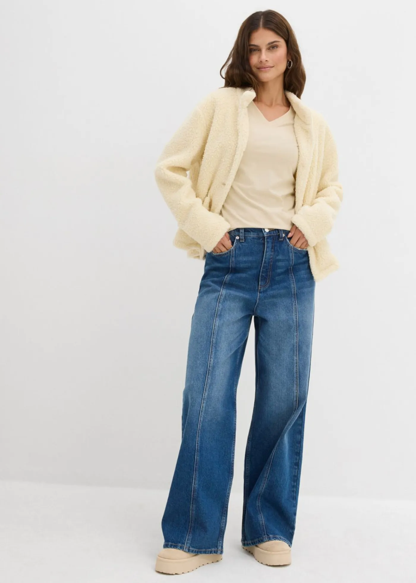 Mujer bonprix bonprix Camiseta ajustada de manga larga