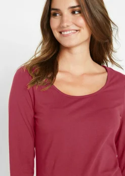 Mujer bonprix bonprix Camiseta ajustada de manga larga