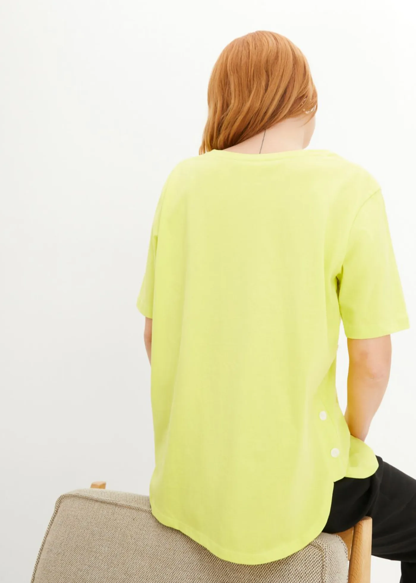 Mujer bonprix bonprix Camiseta ancha de algodón orgánico