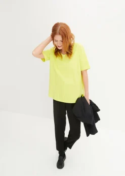 Mujer bonprix bonprix Camiseta ancha de algodón orgánico