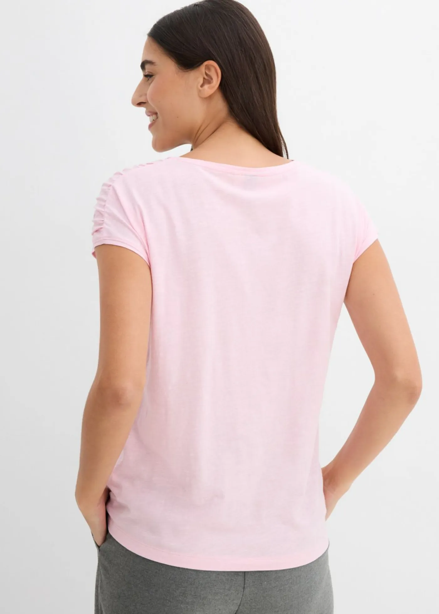Mujer bonprix bonprix Camiseta boxy de manga corta