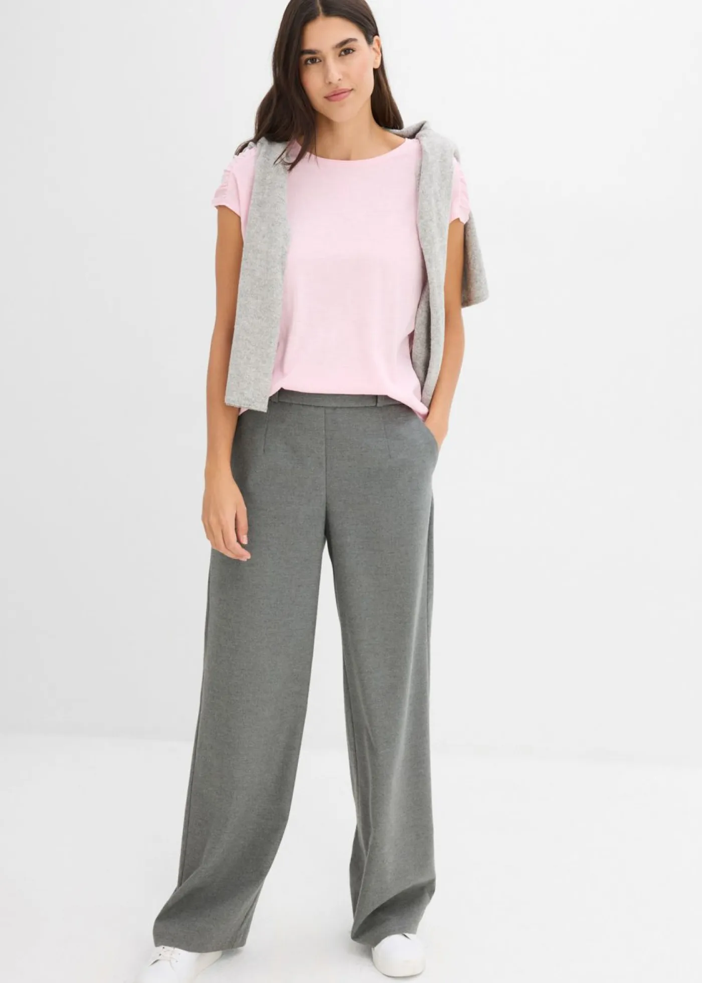 Mujer bonprix bonprix Camiseta boxy de manga corta