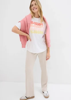 Mujer bonprix bonprix Camiseta boxy oversize de algodón orgánico