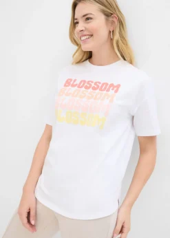 Mujer bonprix bonprix Camiseta boxy oversize de algodón orgánico