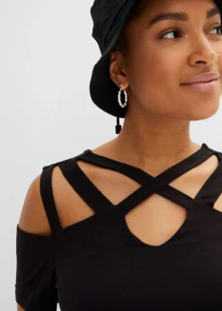 Mujer bonprix bonprix Camiseta con aberturas