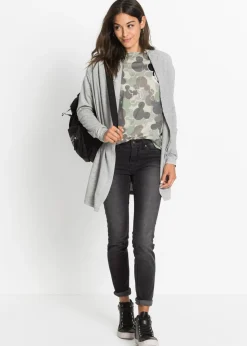 Mujer bonprix Disney Camiseta con bordado de Mickey Mouse