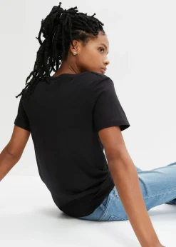 Mujer bonprix bonprix Camiseta con botones