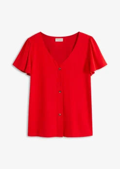 Mujer bonprix bonprix Camiseta con botones