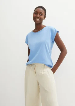 Mujer bonprix bonprix Camiseta con contenido de seda