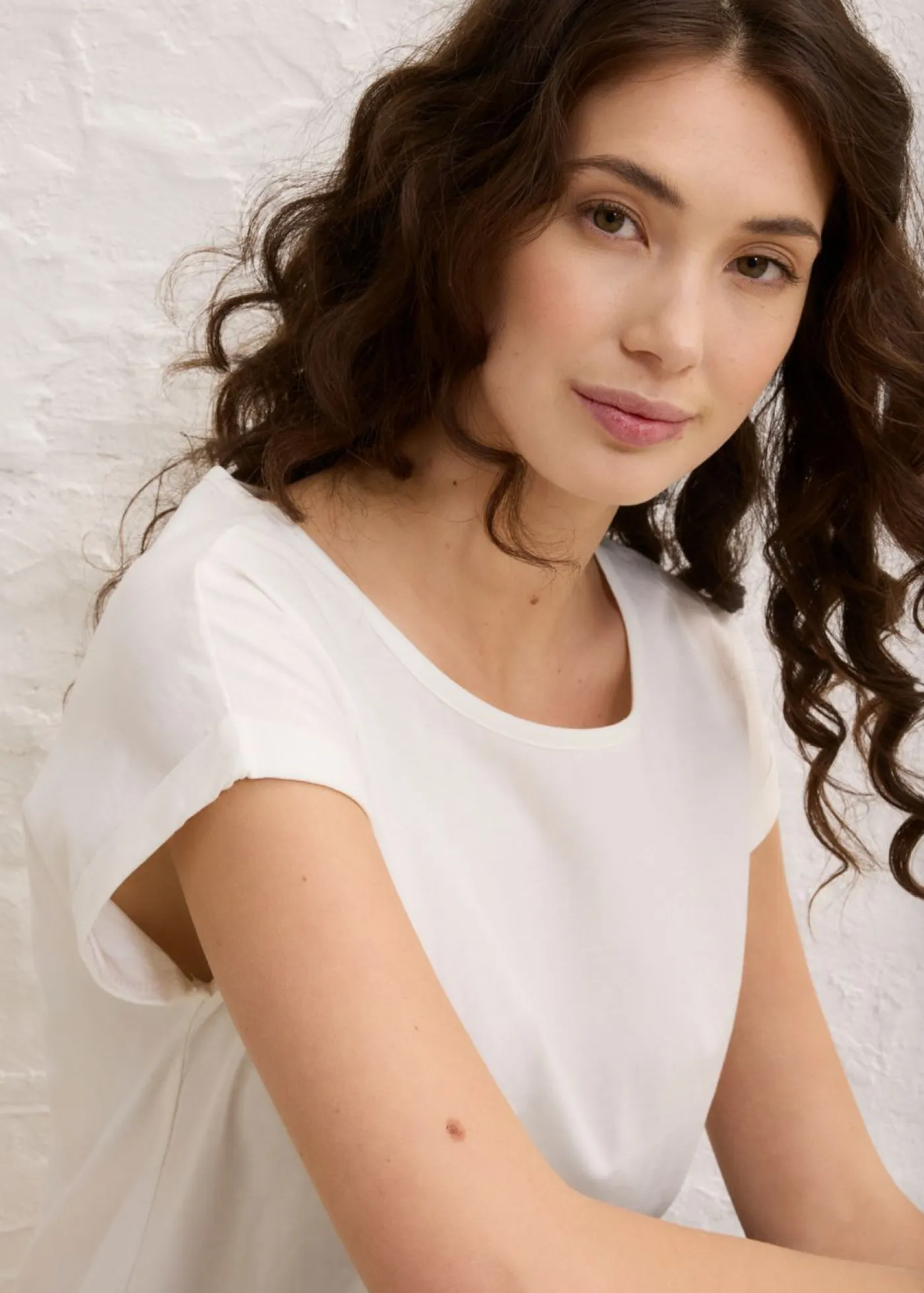 Mujer bonprix bonprix Camiseta con contenido de seda