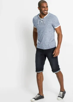 Hombre bonprix bonprix Camiseta con cordones