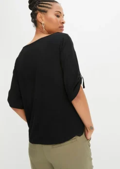 Mujer bonprix bonprix Camiseta con cuello barco