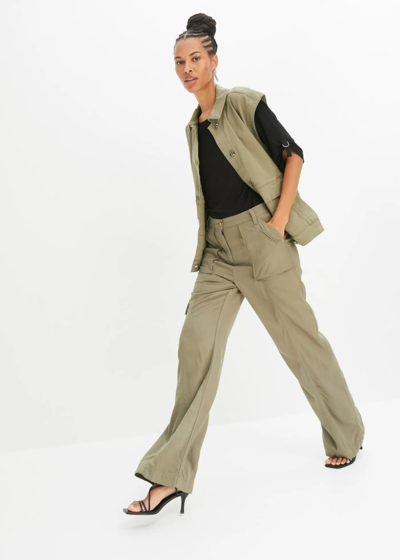 Mujer bonprix bonprix Camiseta con cuello barco