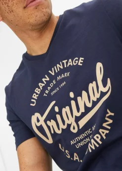 Hombre bonprix bonprix Camiseta con cuello en V de algodón puro