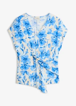 Mujer bonprix bonprix Camiseta con detalle de nudo