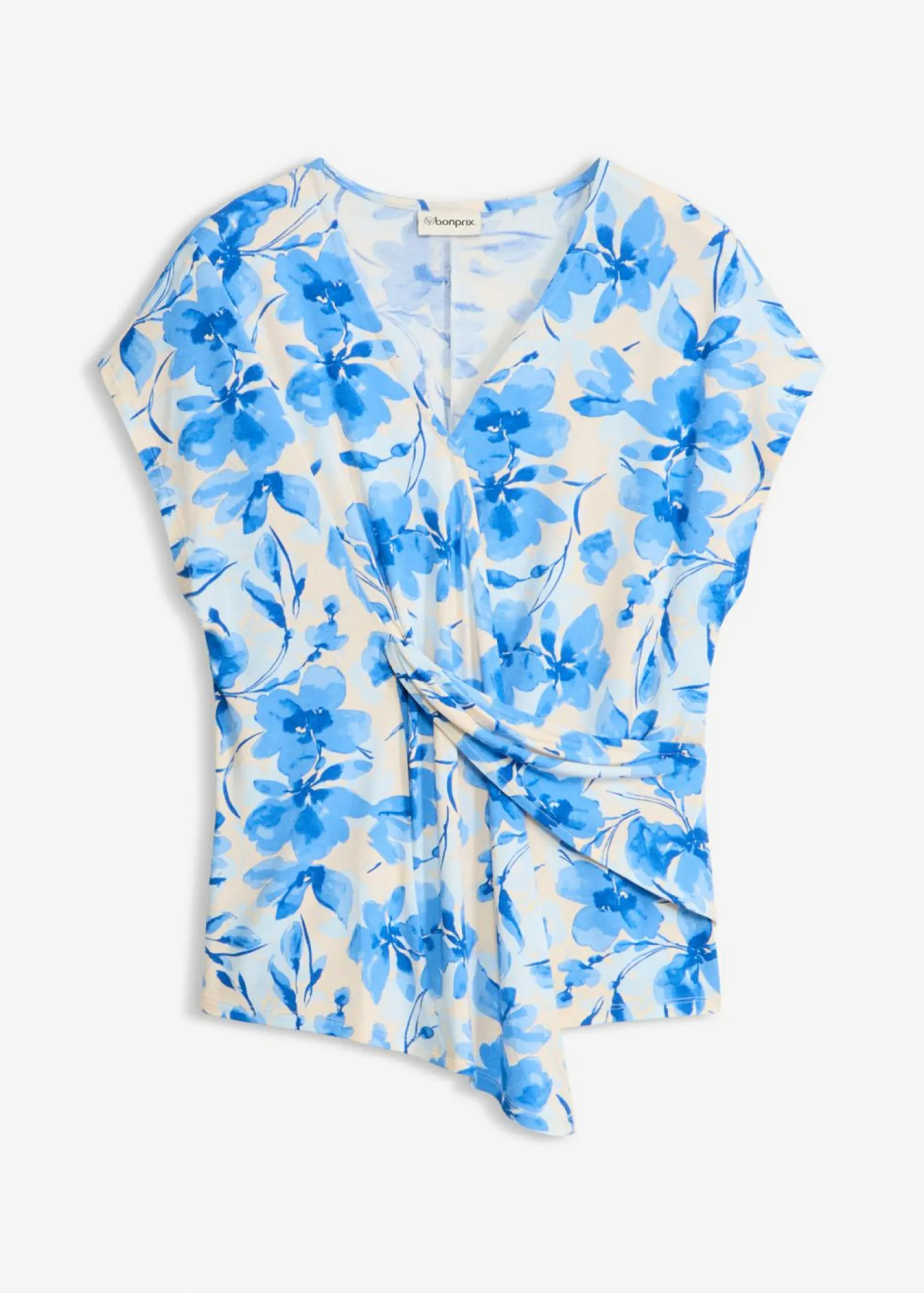 Mujer bonprix bonprix Camiseta con detalle de nudo