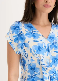 Mujer bonprix bonprix Camiseta con detalle de nudo